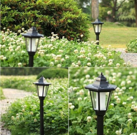 Lampa ogrodowa solarna LATARENKA LED Stojąca 42 cm Lampa ogrodowa solarna LATARENKA LED Stojąca 42 cm