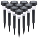 Lampa ogrodowa solarna LED Stojąca Wbijana Czarna 1 szt