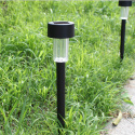 Lampa ogrodowa solarna LED Stojąca Wbijana Czarna 1 szt
