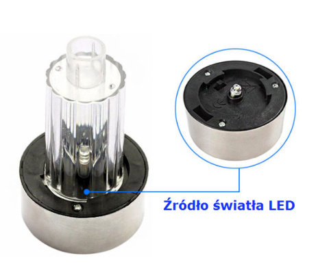 Lampa ogrodowa solarna LED Stal Stojąca Wbijana 1 szt Lampa ogrodowa solarna LED Stal Stojąca Wbijana 1 szt