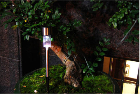 Lampa ogrodowa solarna LED Stal Stojąca Wbijana 1 szt Lampa ogrodowa solarna LED Stal Stojąca Wbijana 1 szt