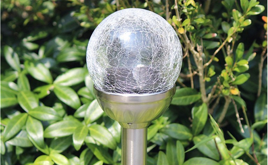 Lampa ogrodowa szklana kula 2w1 BIAŁA KOLOROWA 12 szt Lampa ogrodowa szklana kula 2w1 BIAŁA KOLOROWA 12 szt