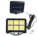 Lampa solarna czujnik ruchu osobny solar 120 LED + PILOT