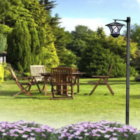 Lampa ogrodowa solarna LATARNIA WYSOKA 150 cm 2w1 Lampa ogrodowa solarna LATARNIA WYSOKA 150 cm 2w1