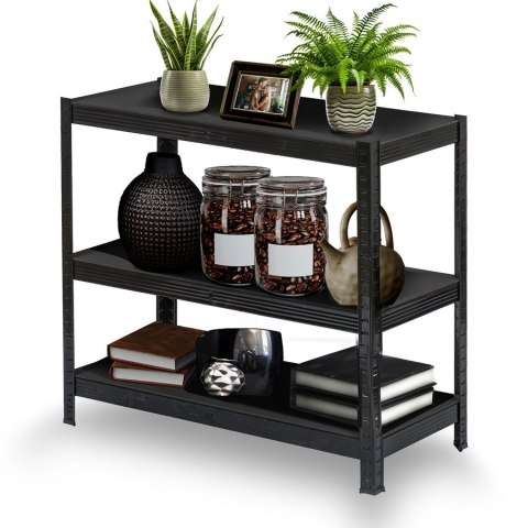 Regał metalowy magazynowy 180 x 90 x 40 cm Humberg HR-851 czarny Regał metalowy magazynowy 180 x 90 x 40 cm Humberg HR-851 czarny