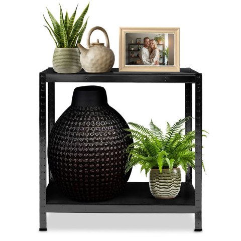 Regał metalowy magazynowy 180 x 90 x 40 cm Humberg HR-851 czarny Regał metalowy magazynowy 180 x 90 x 40 cm Humberg HR-851 czarny