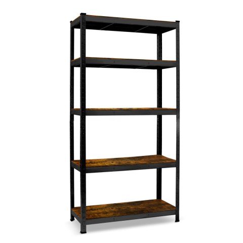 Regał metalowy magazynowy 180 x 90 x 40 cm Humberg HR-852 czarny Regał metalowy magazynowy 180 x 90 x 40 cm Humberg HR-852 czarny