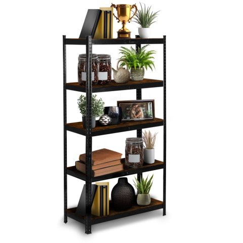 Regał metalowy magazynowy 180 x 90 x 40 cm Humberg HR-852 czarny Regał metalowy magazynowy 180 x 90 x 40 cm Humberg HR-852 czarny