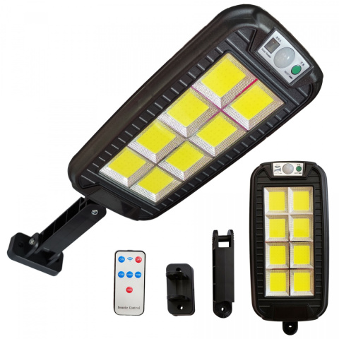 Lampa solarna uliczna czujnik ruchu pilot 240 LED Lampa solarna uliczna czujnik ruchu pilot 240 LED
