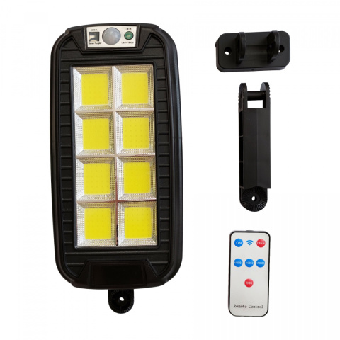 Lampa solarna uliczna czujnik ruchu pilot 240 LED Lampa solarna uliczna czujnik ruchu pilot 240 LED